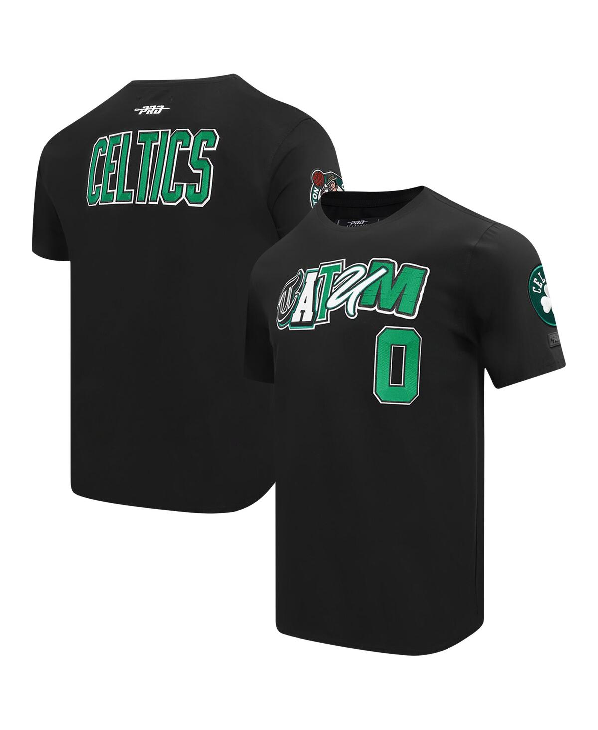 Pro Standard Men's Jayson Tatum Black Boston Celtics City Ransom T-shirt