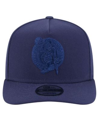 Men's Navy Boston Celtics Colorpack A-Frame Pinch Front 9FIFTY Snapback Hat