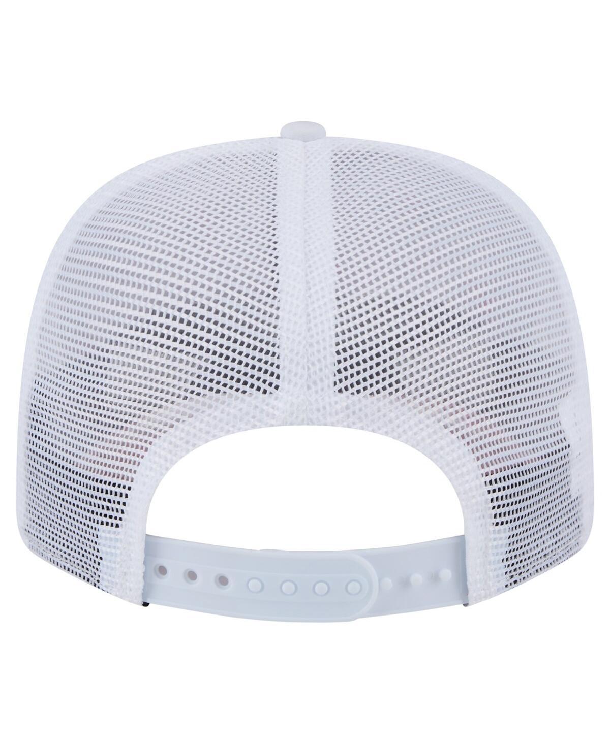 New Era Men's White Texas Rangers Flamingo Mesh Back 9seventy Stretch-snap Hat