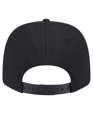 Men's Black Colorado Rockies Circle Patch 9SEVENTY Stretch-Snap Hat