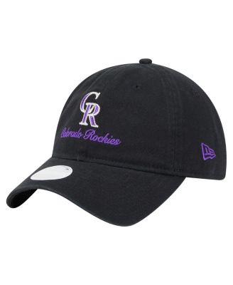 New Era - Women's&nbsp; Black Colorado Rockies Preppy Team 9TWENTY Adjustable Hat