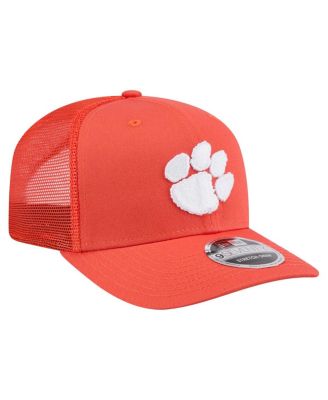 Men's Orange Clemson Tigers Primary 9SEVENTY Trucker Stretch Snap Hat