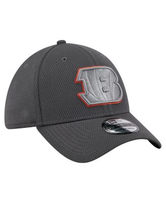 Men's Graphite Cincinnati Bengals Main 39THIRTY Flex Hat