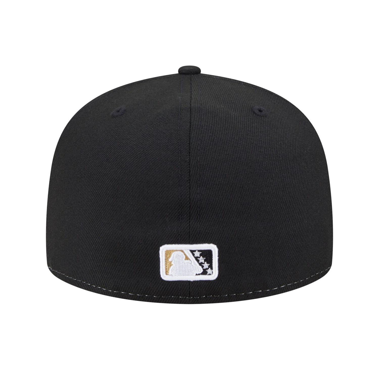 Men's White/Black Rome Emperors Authentic Collection 59FIFTY Fitted Hat