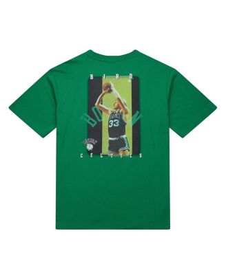 Men's Larry Bird Kelly Green Boston Celtics Hardwood Classics NBA Legends T-Shirt