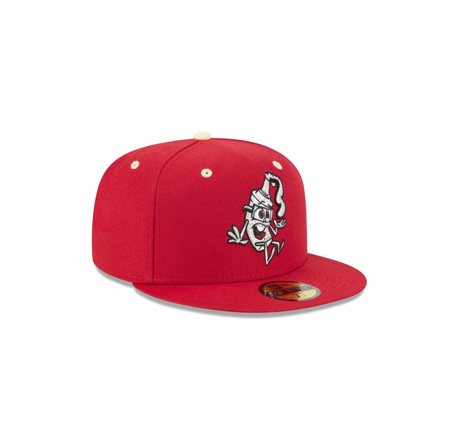 Men's Red Rocket City Trash Pandas Theme Nights 59FIFTY Fitted Hat