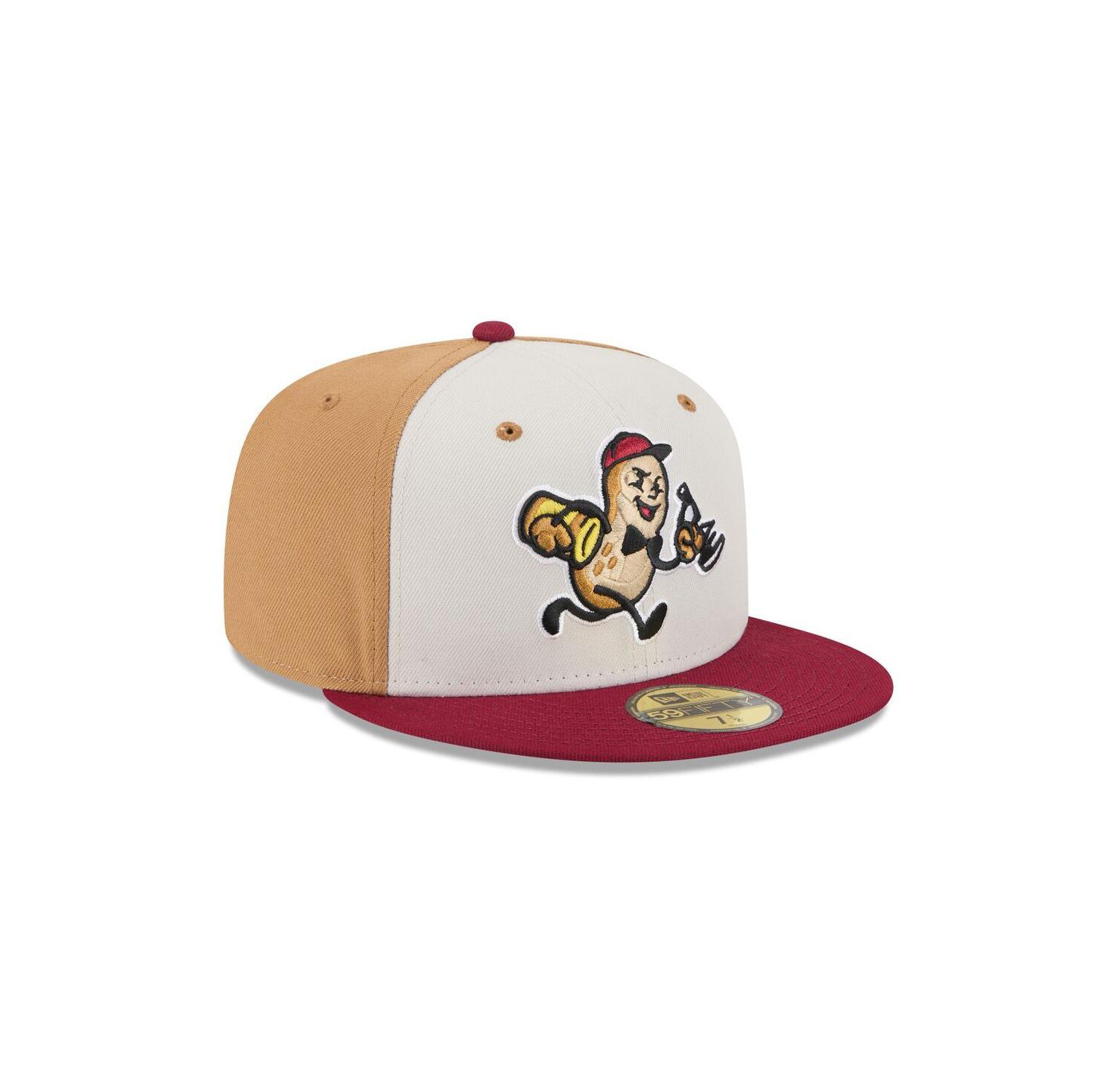 Men's Light Beige Montgomery Biscuits Theme Nights 59FIFTY Fitted Hat