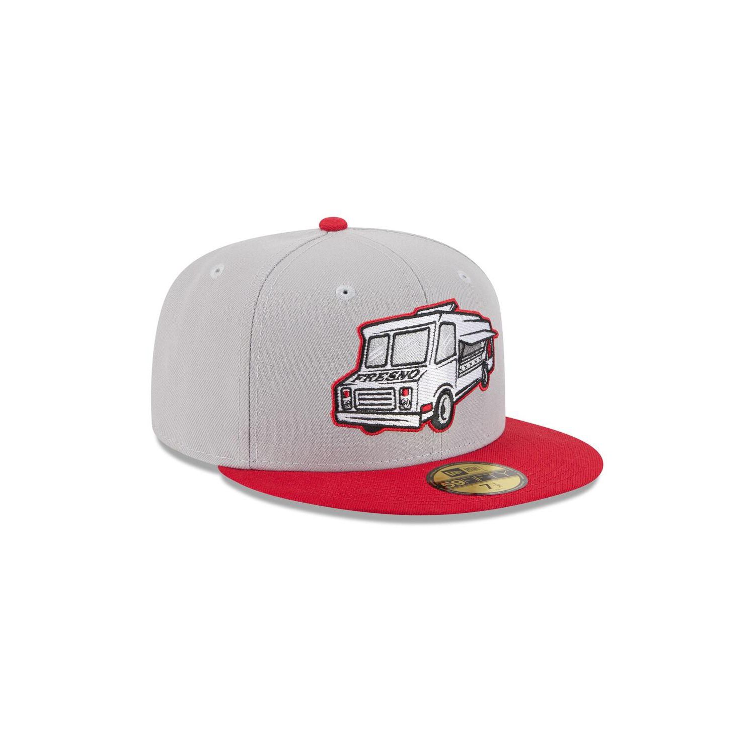 Men's Gray Fresno Grizzlies Theme Nights 59FIFTY Fitted Hat
