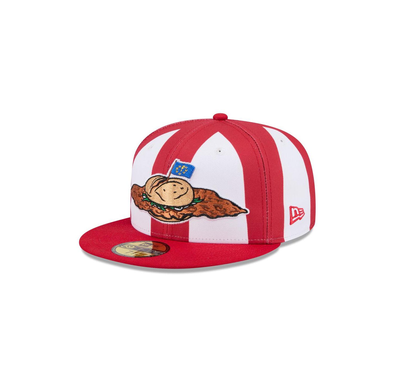 Men's Red Fort Wayne Tin Caps Theme Nights 59FIFTY Fitted Hat