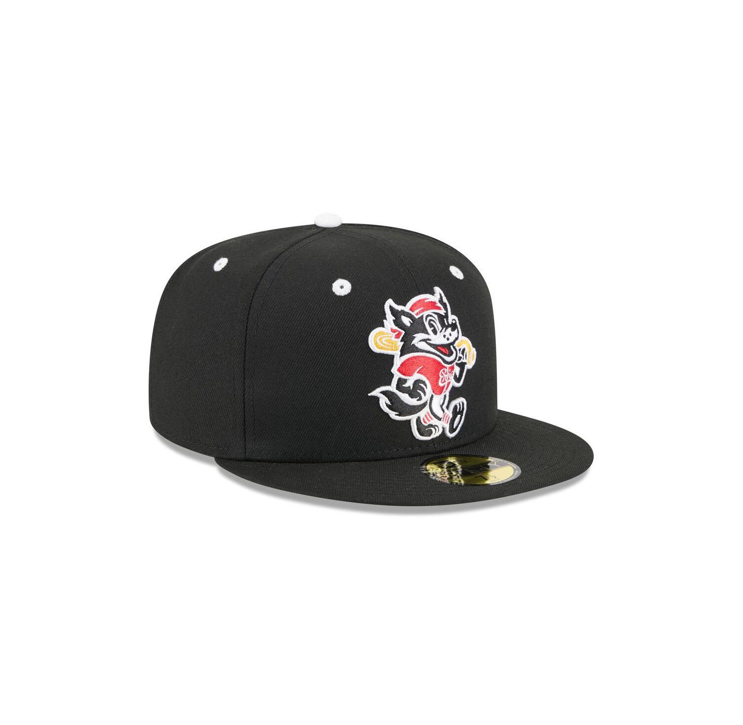 Men's Black Erie SeaWolves Theme Nights 59FIFTY Fitted Hat