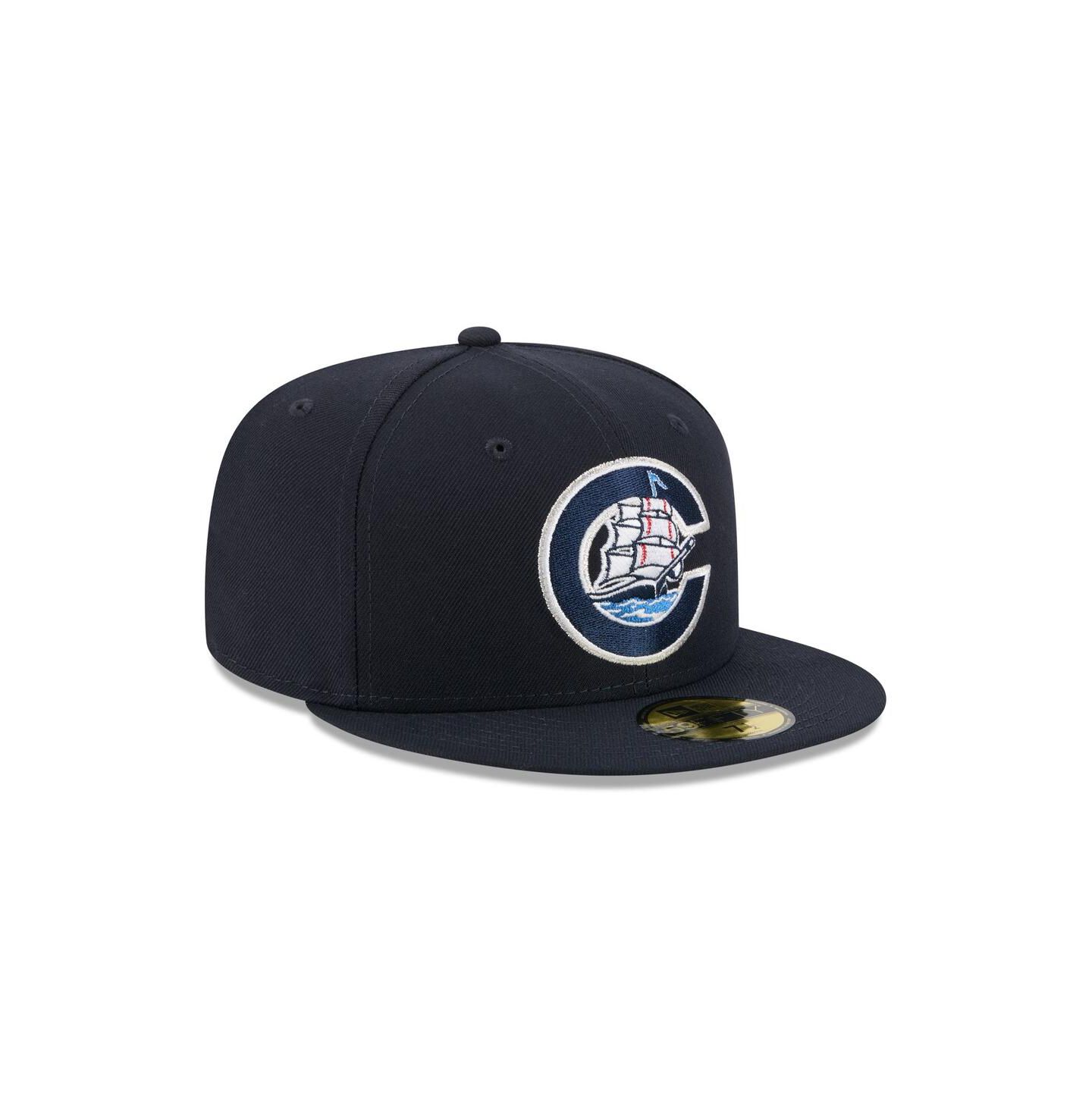 Мужская кепка New Era Navy Columbus Clippers Theme Nights 59FIFTY Fitted Hat — фото 3