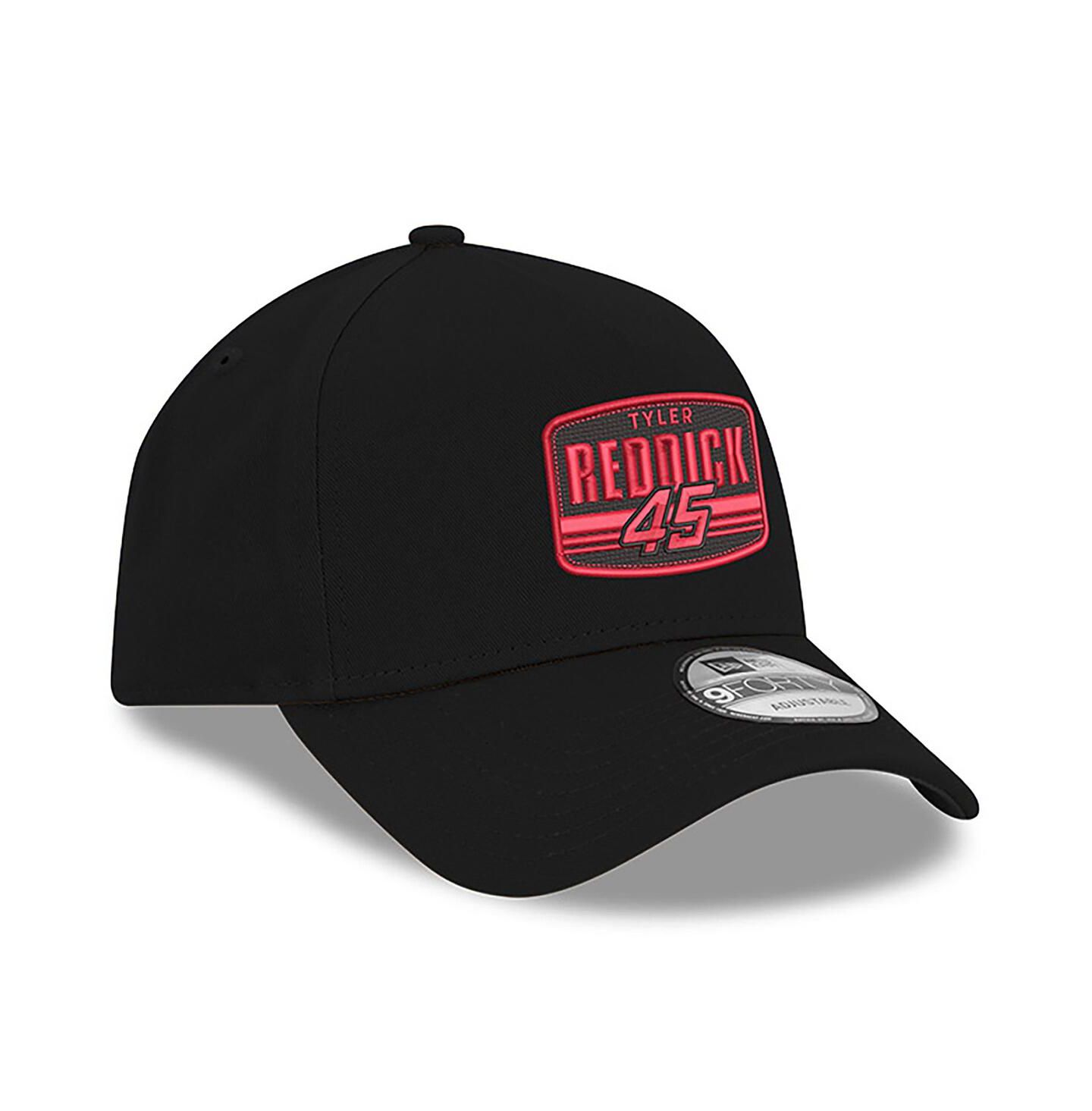 Мужская кепка New Era Black Tyler Reddick 9FORTY A-Frame Patch Adjustable Hat — фото 3