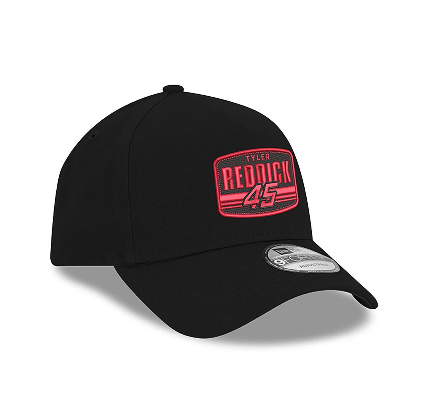 Men's Black Tyler Reddick 9FORTY A-Frame Patch Adjustable Hat