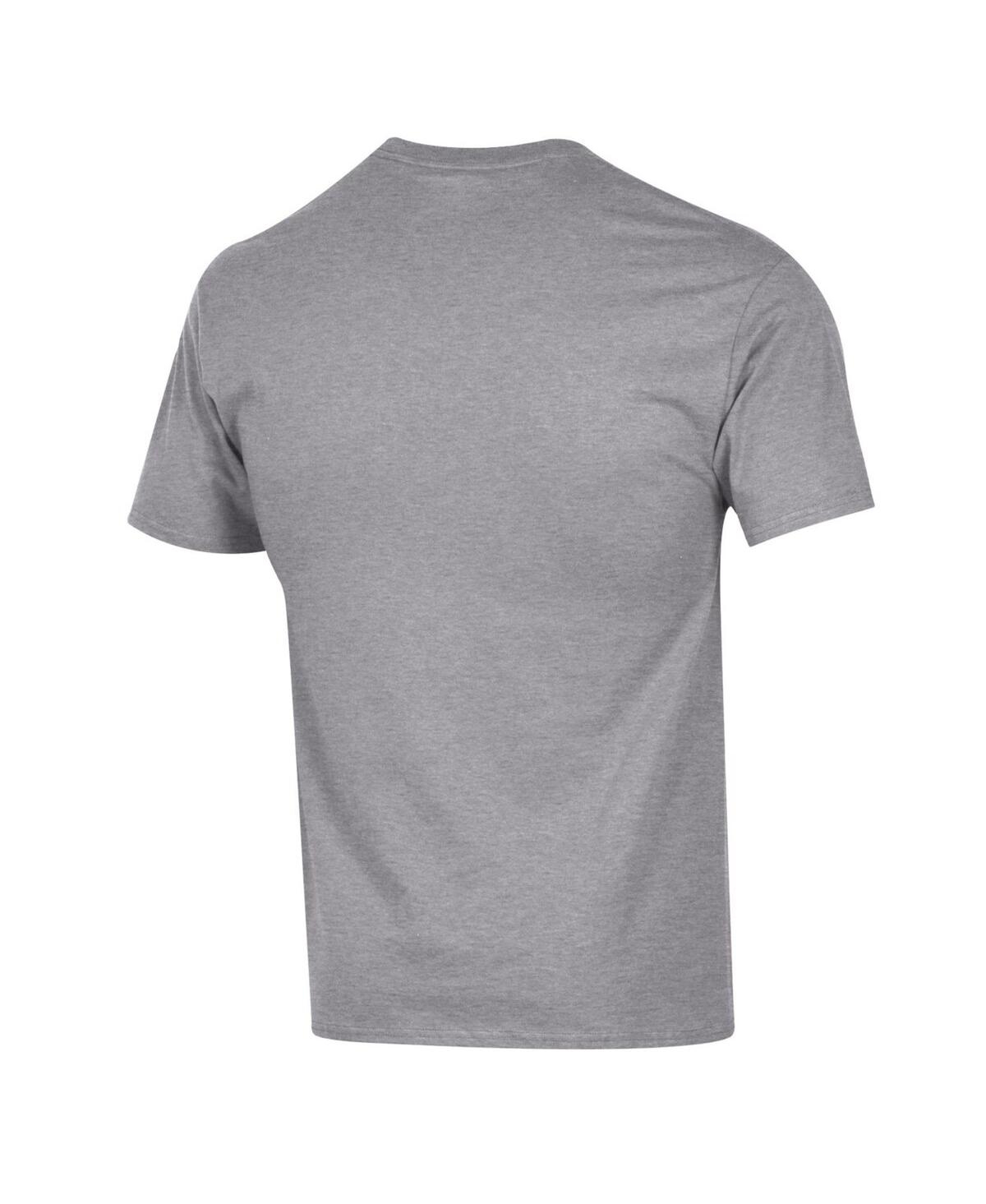 Champion Men's Heather Gray Rutgers Scarlet Knights Arch Over Logo T-shirt