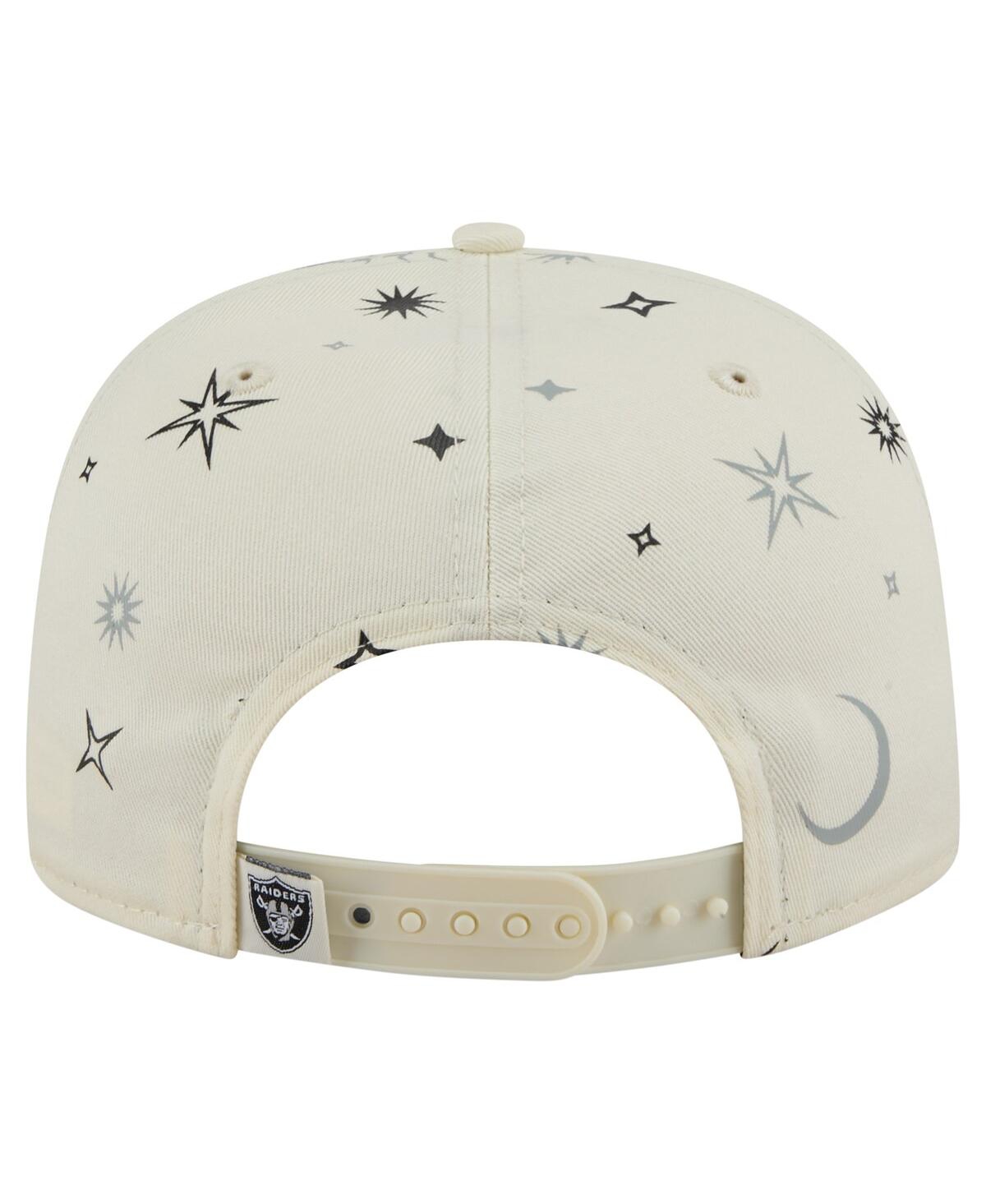 New Era Men's Cream Las Vegas Raiders Celestial Golfer Adjustable Hat
