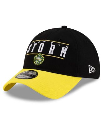 New Era - Men's and Women's Black/Yellow Seattle Storm 2025 WNBA Draft 9TWENTY Adjustable Hat
