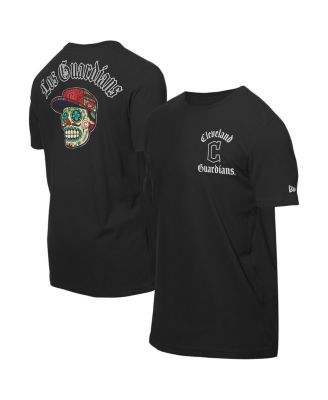 New Era - Men's Black Cleveland Guardians Sugar Skulls T-Shirt