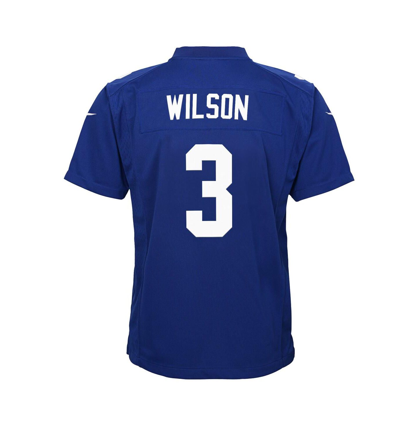 Детский топ Nike Russell Wilson Royal New York Giants Game Jersey — фото 3
