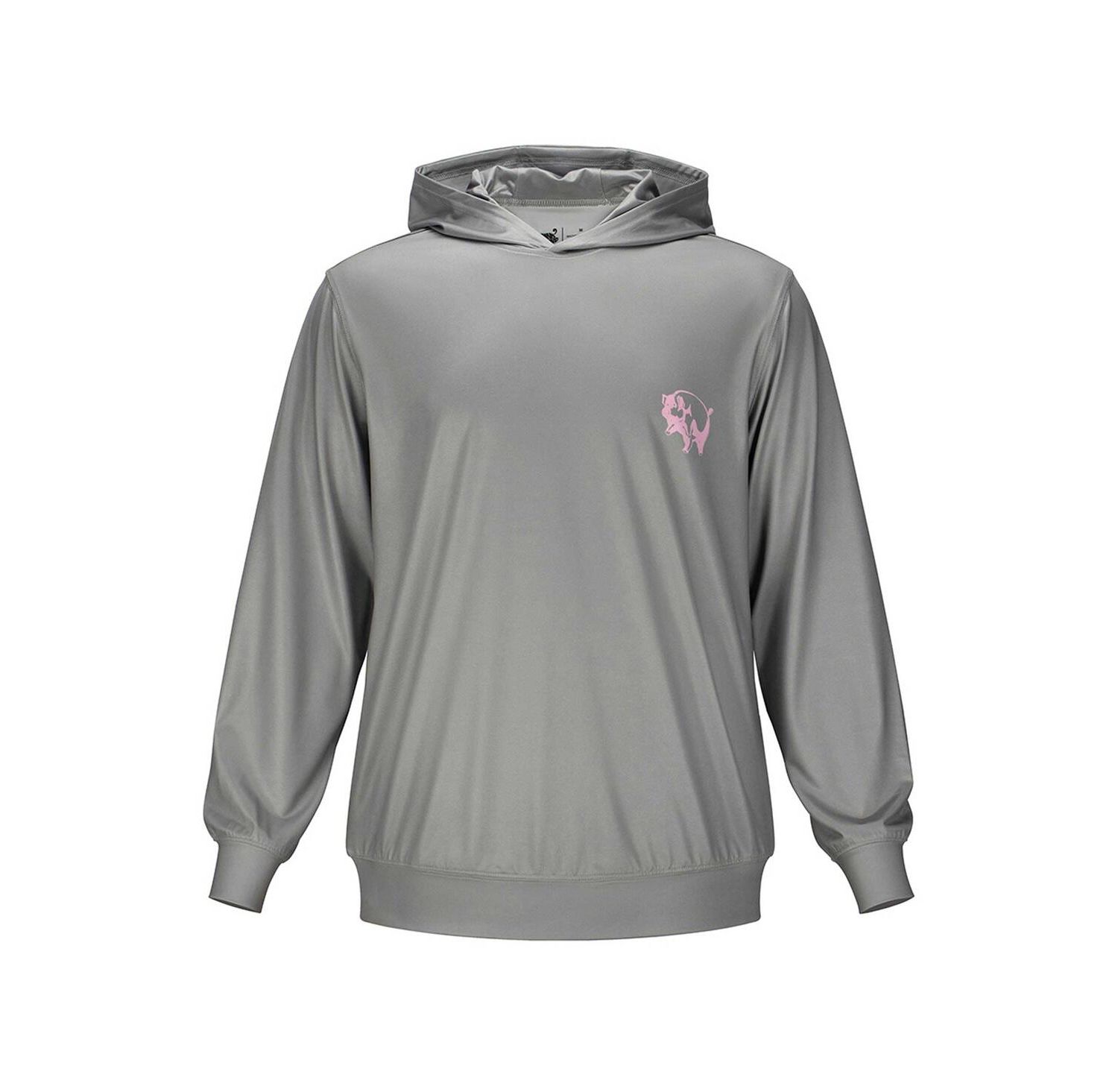 Men's and Women's Gray Pink Floyd Pigs Pullover Hoodie