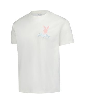 Men's White Playboy Follow The Rabbit T-Shirt