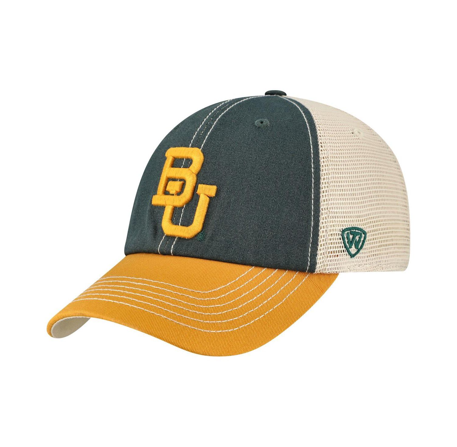 Men's Green/Gold Baylor Bears Off Road Adjustable Trucker Hat