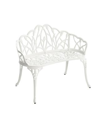 Cast aluminium bench