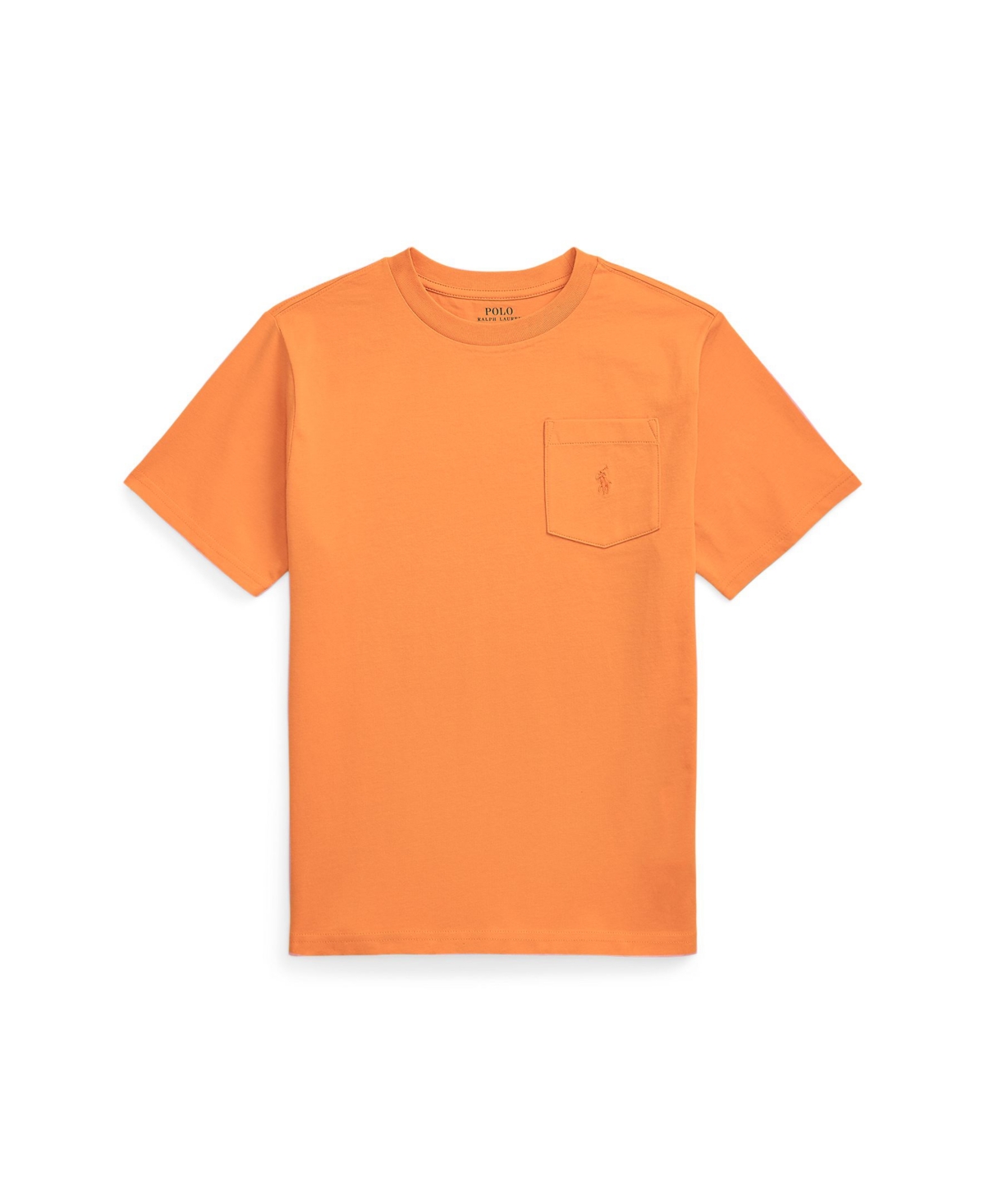 Polo Ralph Lauren Jersey Pocket T-shirt In Orange