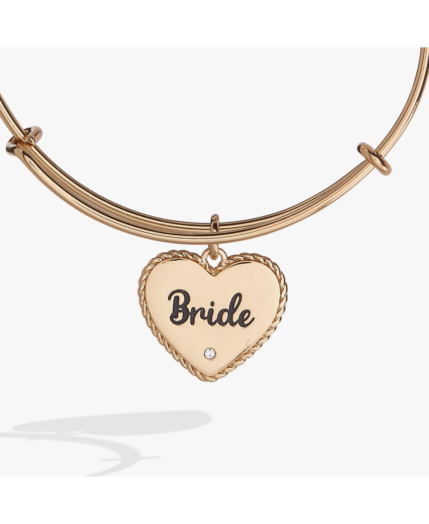 Bride Heart Bangle Bracelet