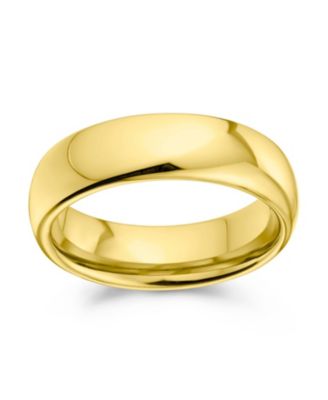 Plain Simple Dome Titanium Eternity Band Ring Comfort Fit 6MM