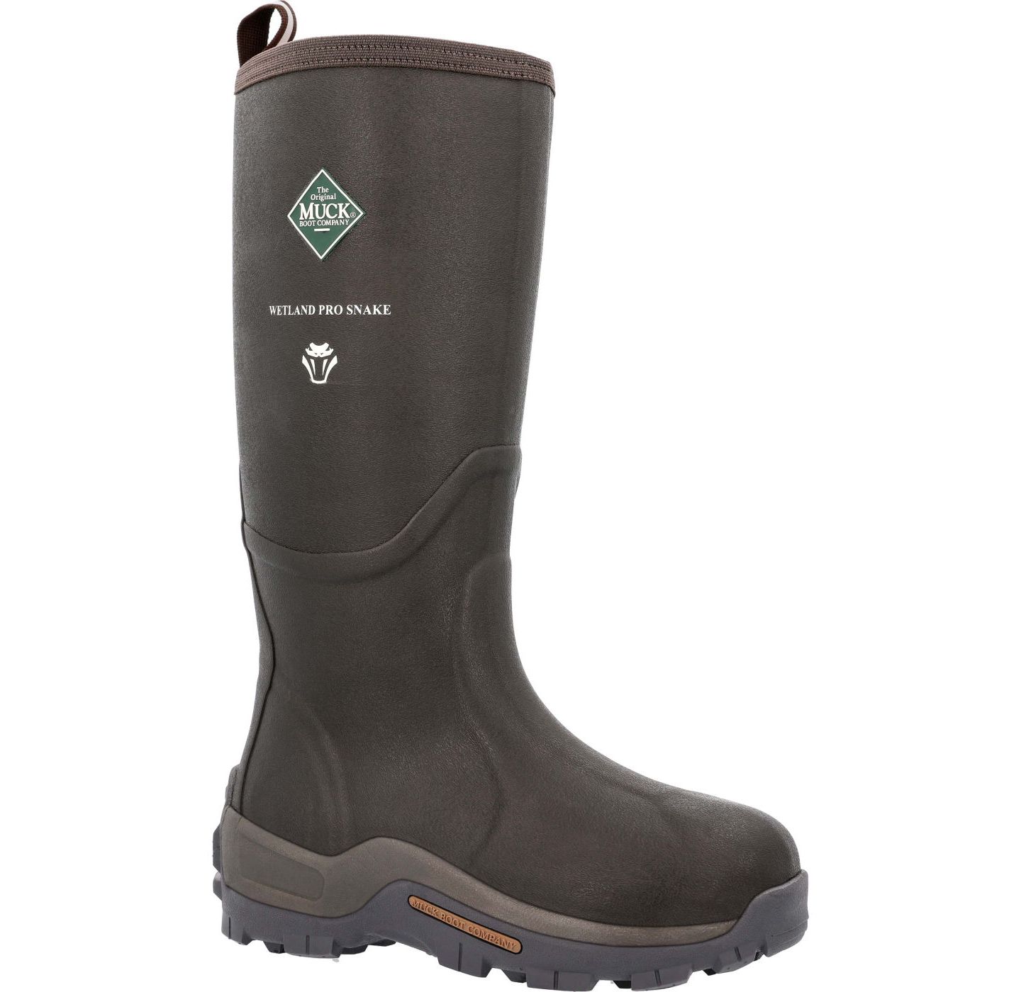 Мужские ботинки MUCK Wetland Pro Certified Snake Strike Boot, цвет: Коричневый — фото 8
