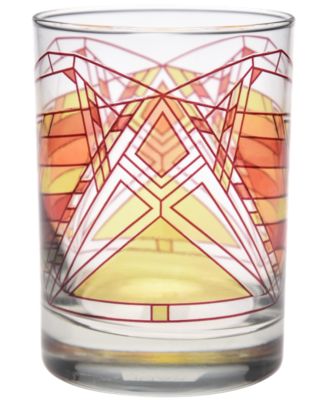 Dana Thomas Butterfly Double Old Fashioned Glasses, Set of 4