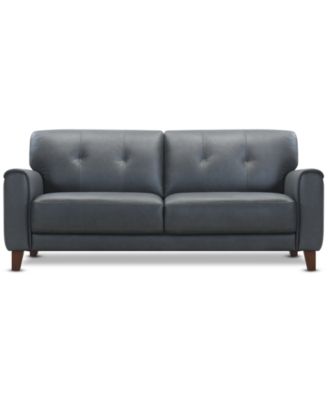 Ashlinn 82" 2 Seat Leather Sofa