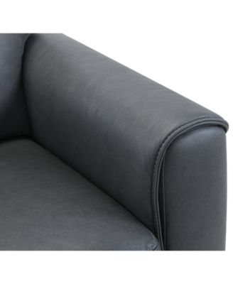 CLOSEOUT! Ashlinn 84" 3 Seat Leather Sofa