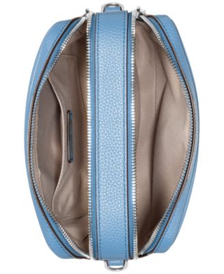 Bryant Medium Leather Double Zip Chain Camera Crossbody