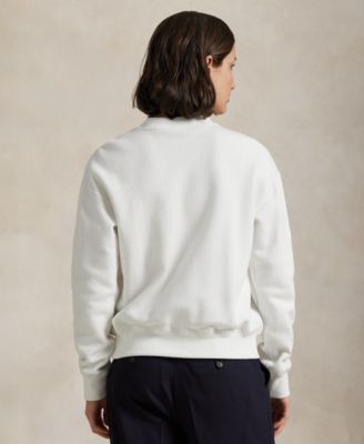 ★POLO RALPH LAUREN★ Fleece crewneck sweatshirt (IVORY) Polo Ralph Lauren Women's Fleece Crewneck Sweatshirt - Macy's