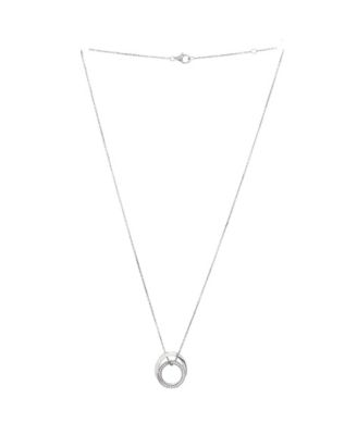 Etincelle de Cartier Pendant Necklace 18K White Gold with Diamonds