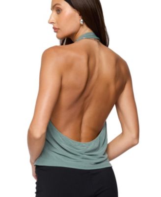 Women's Rhia Cowl Neck Halter Top