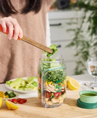 3-Piece Salad Pod, Dressing Shaker, Herbs n' Greens Cool Tool Bundle