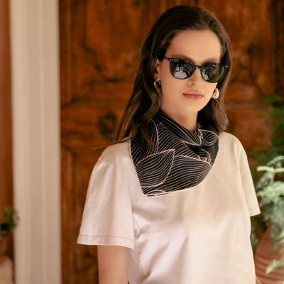 Fior di Loto - Silk Bandana for Women