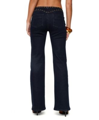 Women's Carys Studded Low Rise Flared Jeans