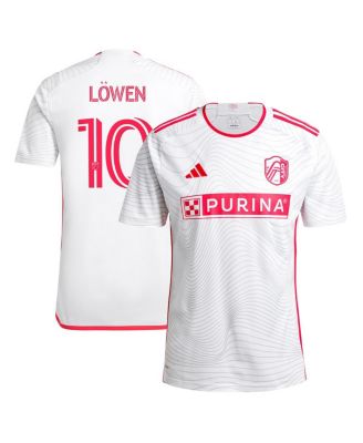 adidas - Men's Eduard L&ouml;wen White St. Louis City SC 2024 The Confluence Kit Replica Player Jersey