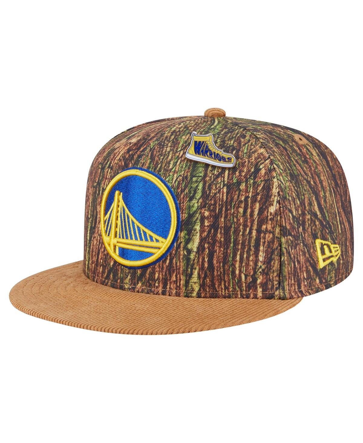 Men's Camo Golden State Warriors Victory Grove Forest Sneaker Pin 9FIFTY Snapback Hat - Camo