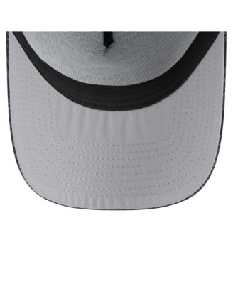 Men's Black Chicago Cubs 9FORTY A-Frame Trucker Adjustable Hat