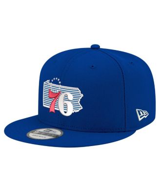 New Era - Men's Royal Philadelphia 76ers State Pride 9FIFTY Snapback Hat
