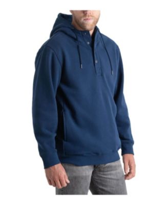 Tall Quarter Snap Hoodie, Heavyweight Pullover Workwear Sweatshirt