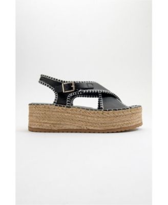 Bellezza Leather Platform Sandals