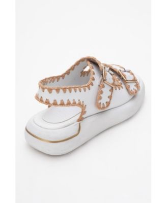 Douro Braided Rope Strap Leather Sandal (Women)