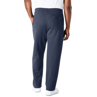 Big & Tall Fleece Open-Bottom Sweatpants
