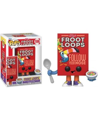 Kelloggs POP Vinyl Figure | Froot Loops Cereal Box