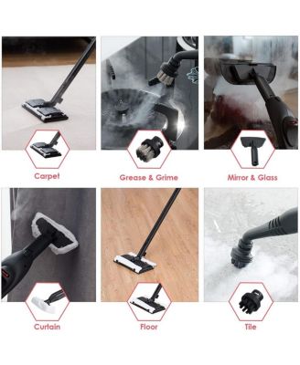2000W Heavy Duty Multi-Purpose Steam Cleaner Mop with Detachable Handheld Unit